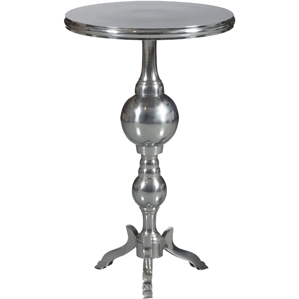 Metal Round End Table - Modern Eclectic-1
