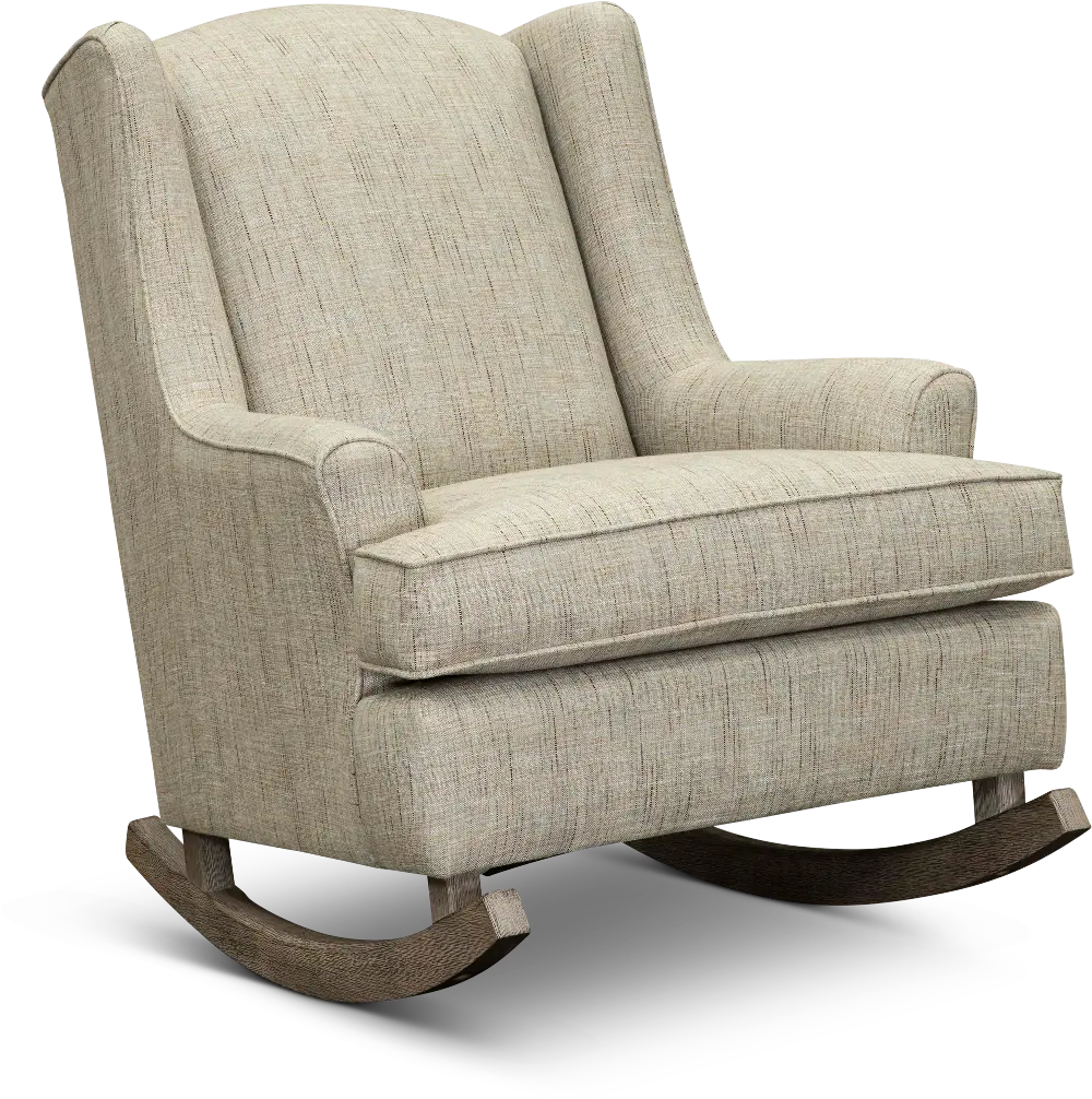 Linen Beige Rocking Chair - Willow-1