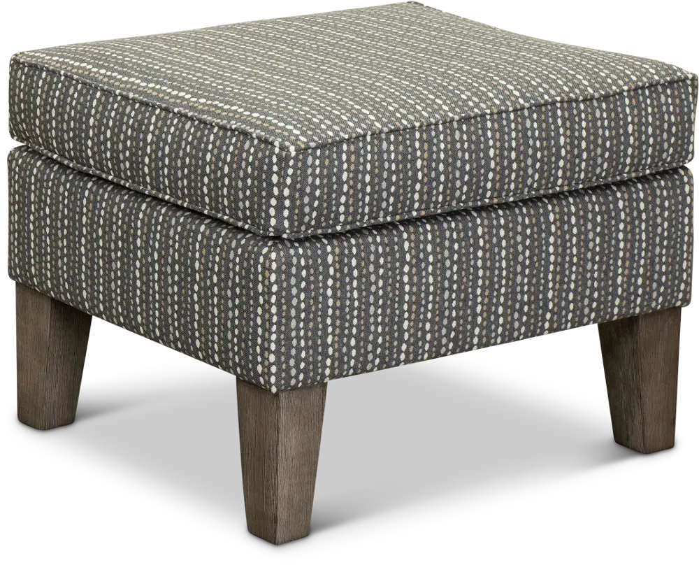 Flannel Taupe Ottoman - Willow-1