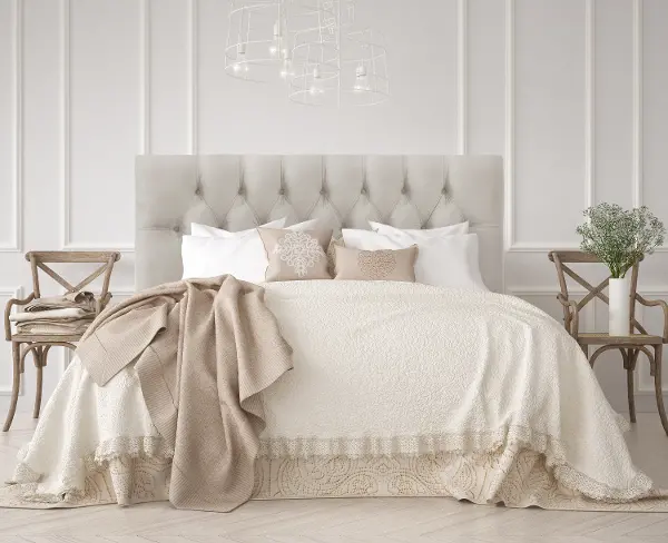 Tufted Velvet Gray King Upholstered, Light Gray Tufted King Bed