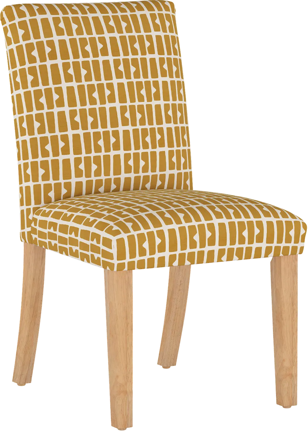 63-6NATBLOPNMST Mustard Upholstered Dining Room Chair - Jennifer-1