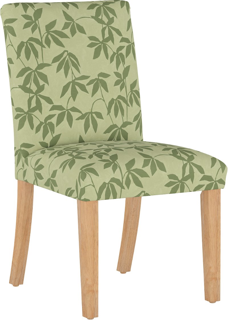 Fl Green Upholstered Dining Room, Green Dining Room Chair Cushions