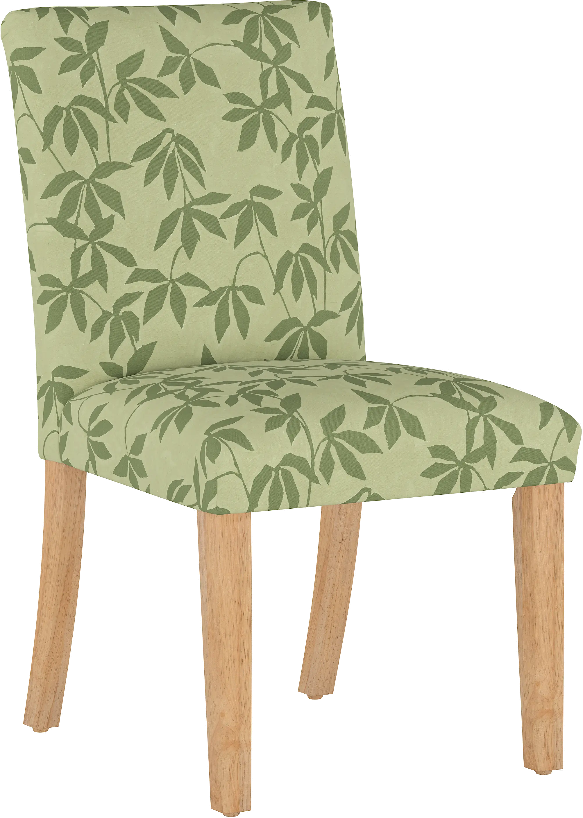 63-6NATLYNFLSGTNL Jennifer Floral Sage Upholstered Dining Chair - Sk sku 63-6NATLYNFLSGTNL