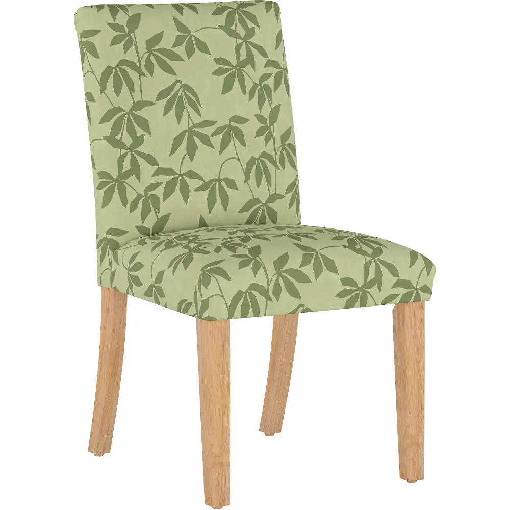 63-6NATLYNFLSGTNL Jennifer Floral Sage Upholstered Dining Chair - Skyline Furniture-1