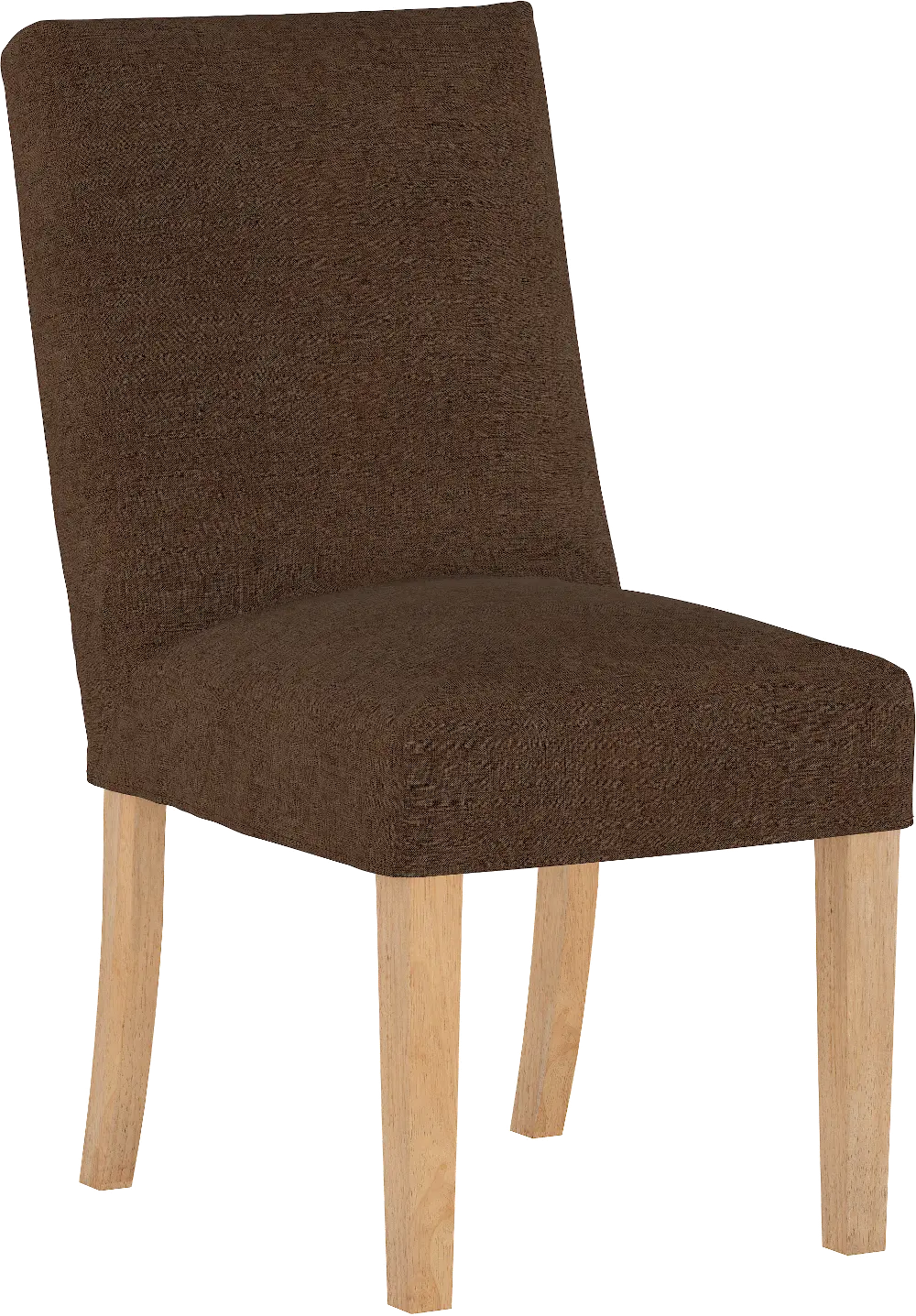 63-6SLNATLNNCHC Brown Slipcover Upholstered Dining Chair - Jennifer-1