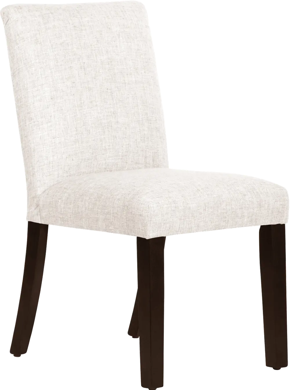 63-6ZMWHT White Upholstered Dining Room Chair - Zuma-1
