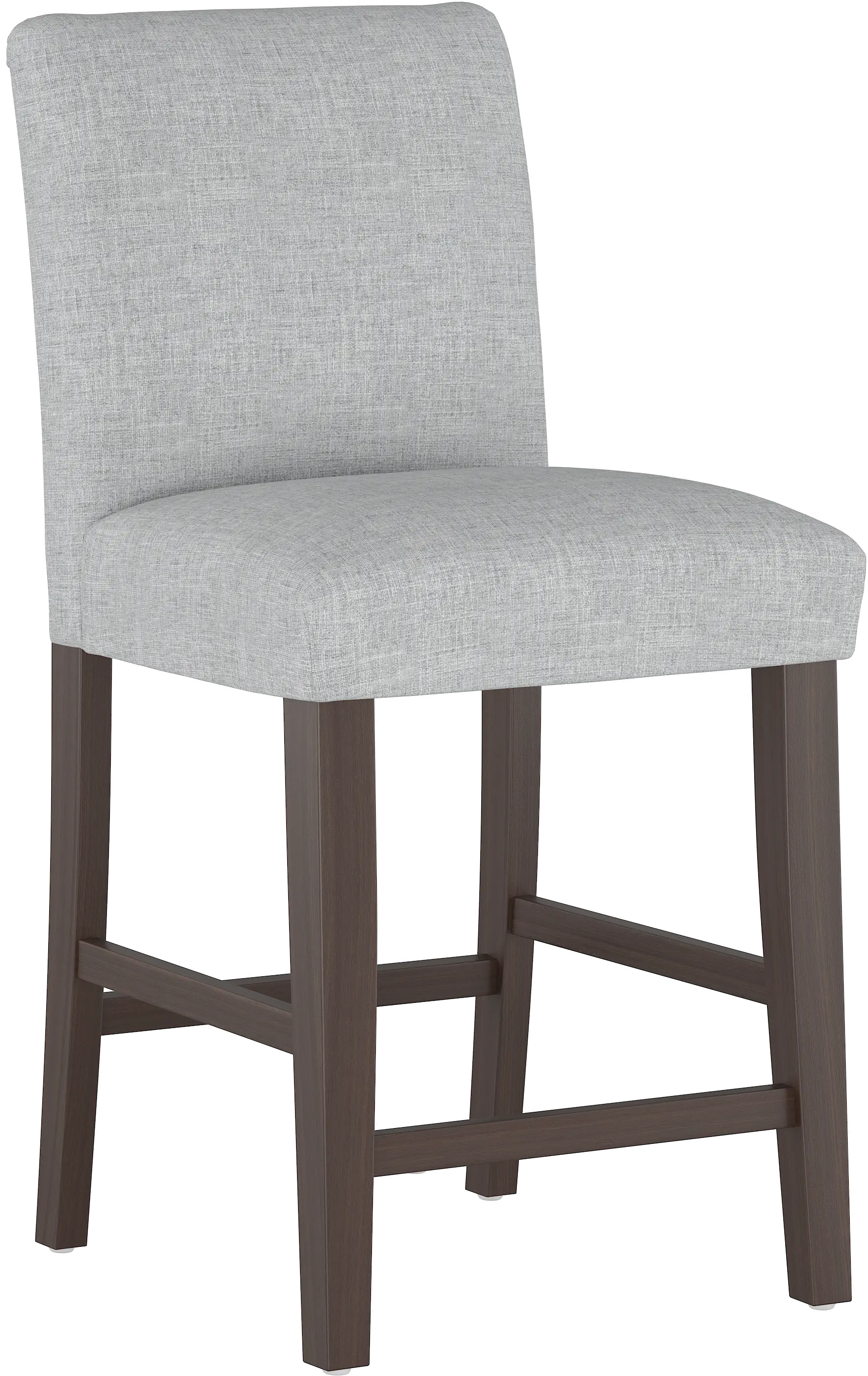 Zuma Gray Upholstered Counter Height Stool - Skyline Furniture