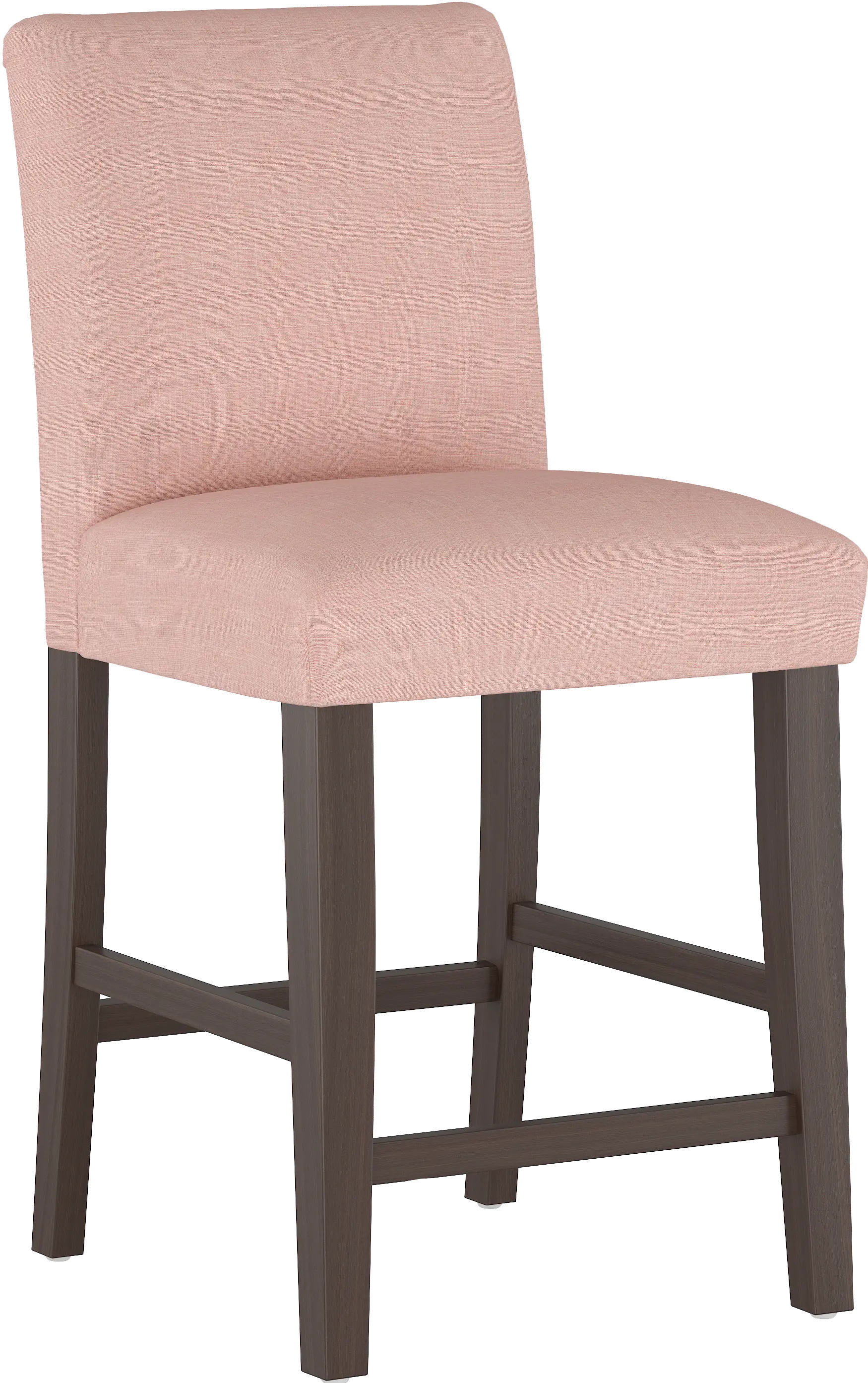 Zuma Pink Upholstered Counter Height Stool - Skyline Furniture