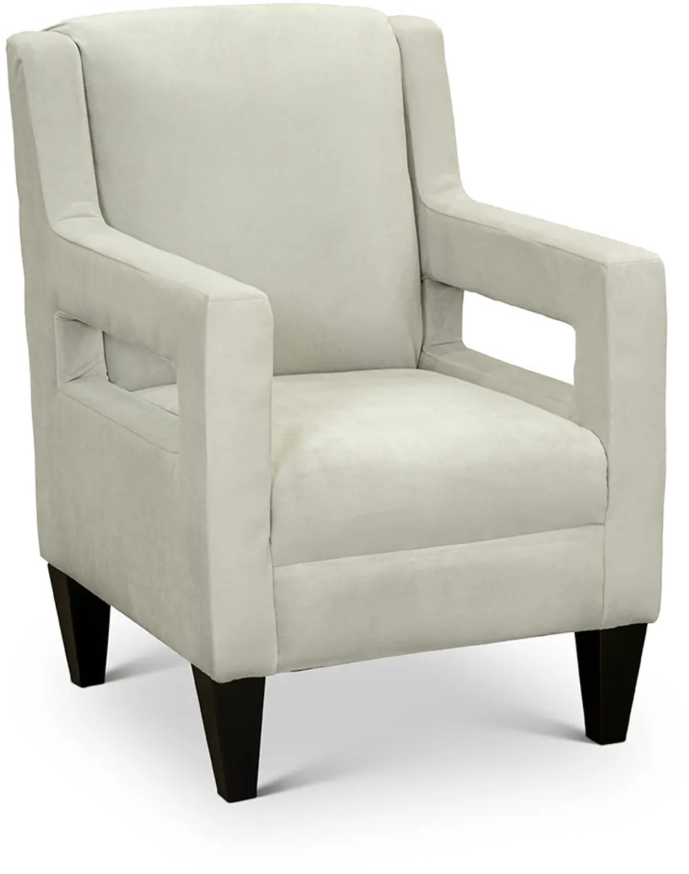 Modern Gray Upholstered Accent Chair - Becky-1