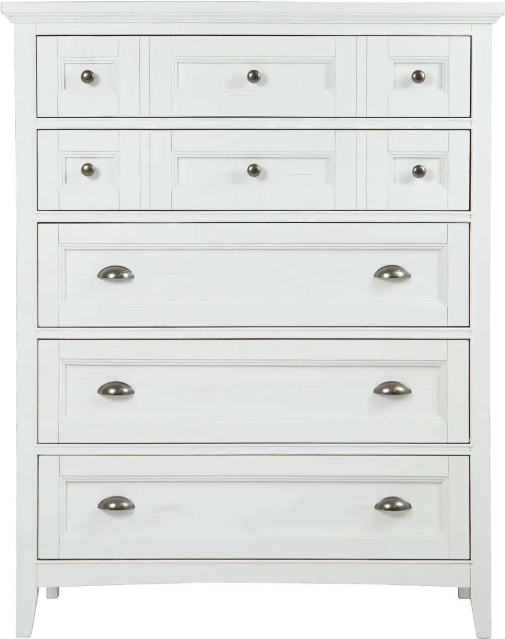 Cottage White Chest of Drawers - Heron Cove-1