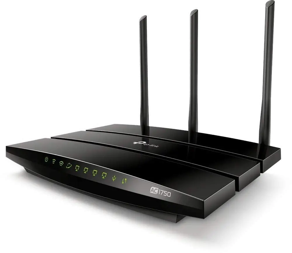 TP-ARCHER-C7-ROUTER TP-Link Archer C7 AC1750 Dual Band Wireless AC Gigabit Router - Black-1