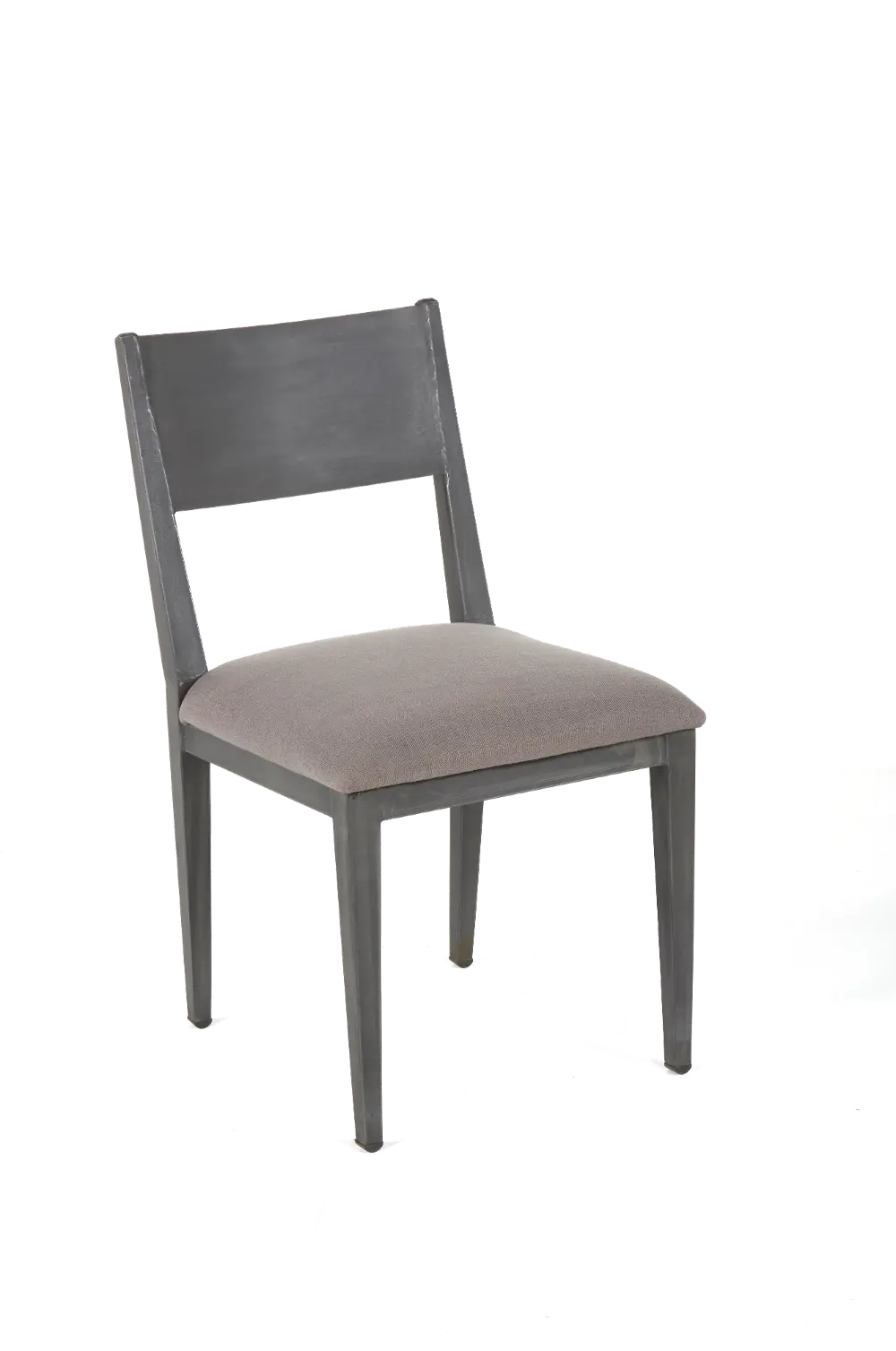 Gray Iron Dining Room Chair - Logan-1