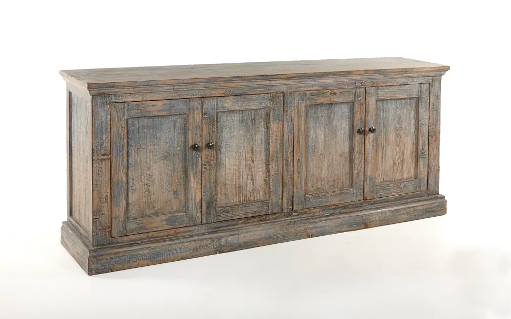 Gray Reclaimed Pine Sideboard Cabinet - Mimi-1