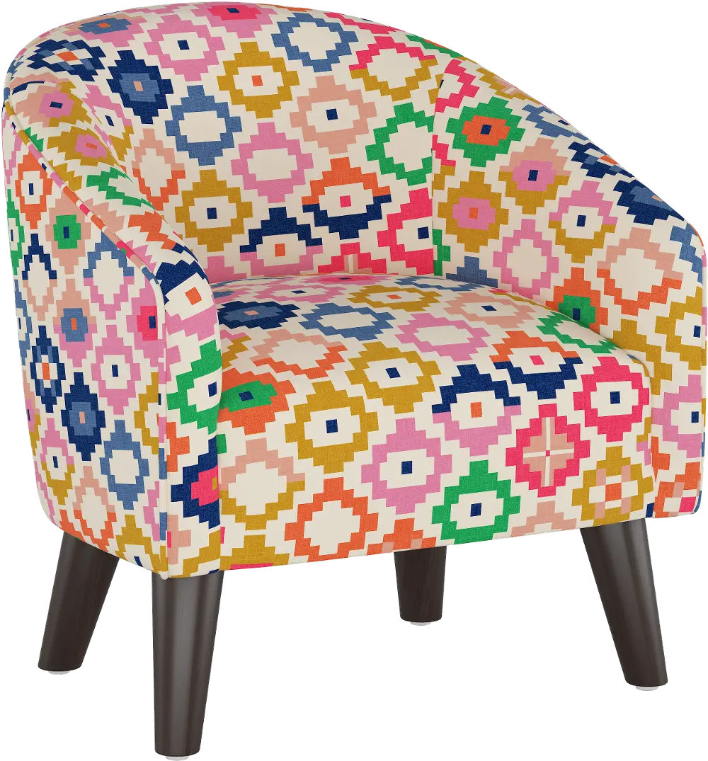 47-1KCTLMLT Kids Catalina Multicolor Tub Chair-1