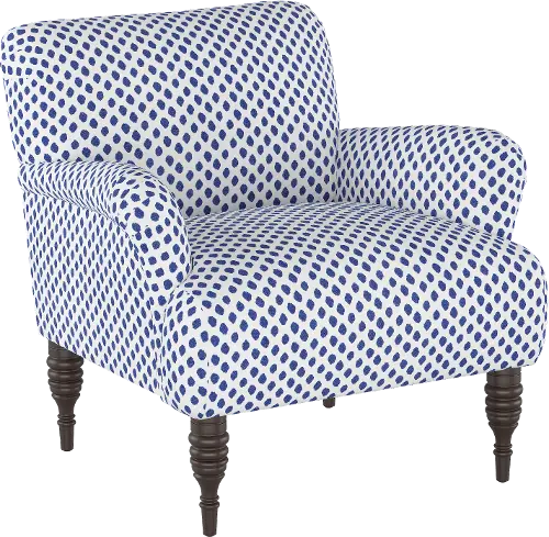 Polka dot accent discount chair