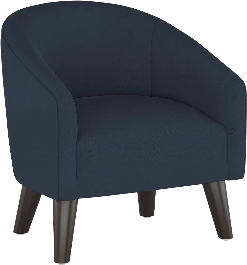 47-1KDCKNV Kids Navy Blue Tub Chair - Skyline Furniture-1