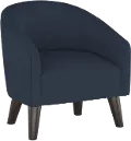 47-1KDCKNV Kids Navy Blue Tub Chair - Skyline Furniture