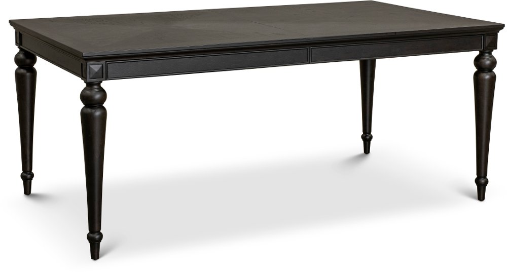 Traditional Black Dining Room Table - Hillside