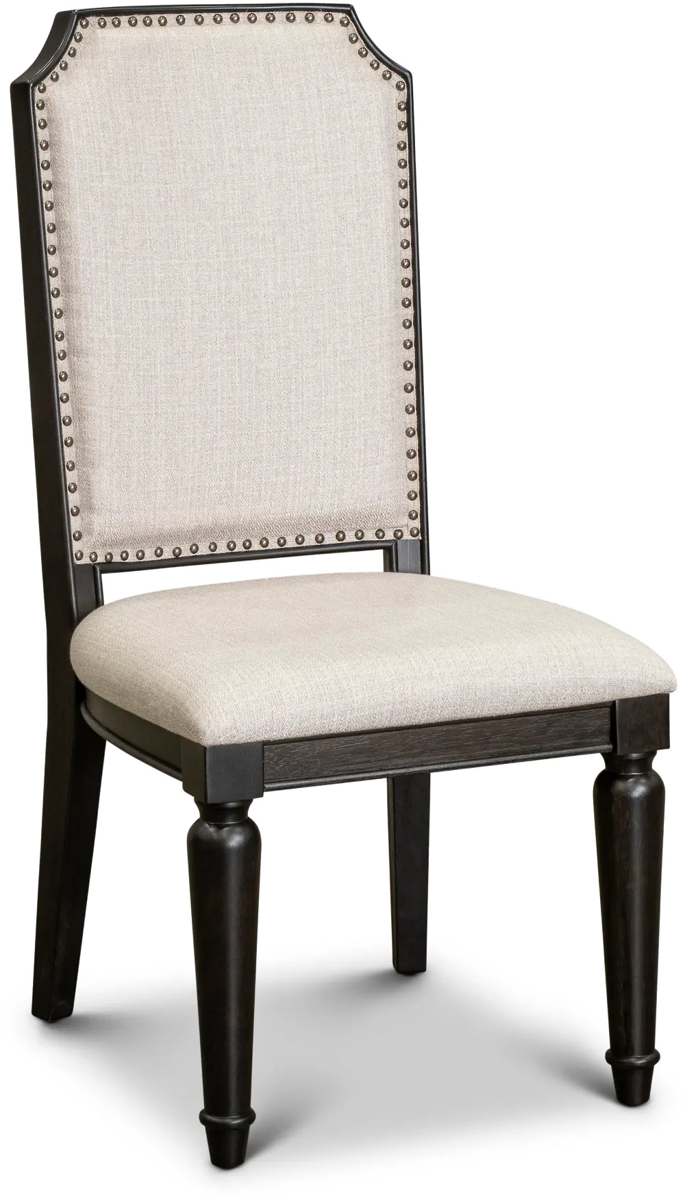 Hillside Black Upholstered Dining Room Chair-1