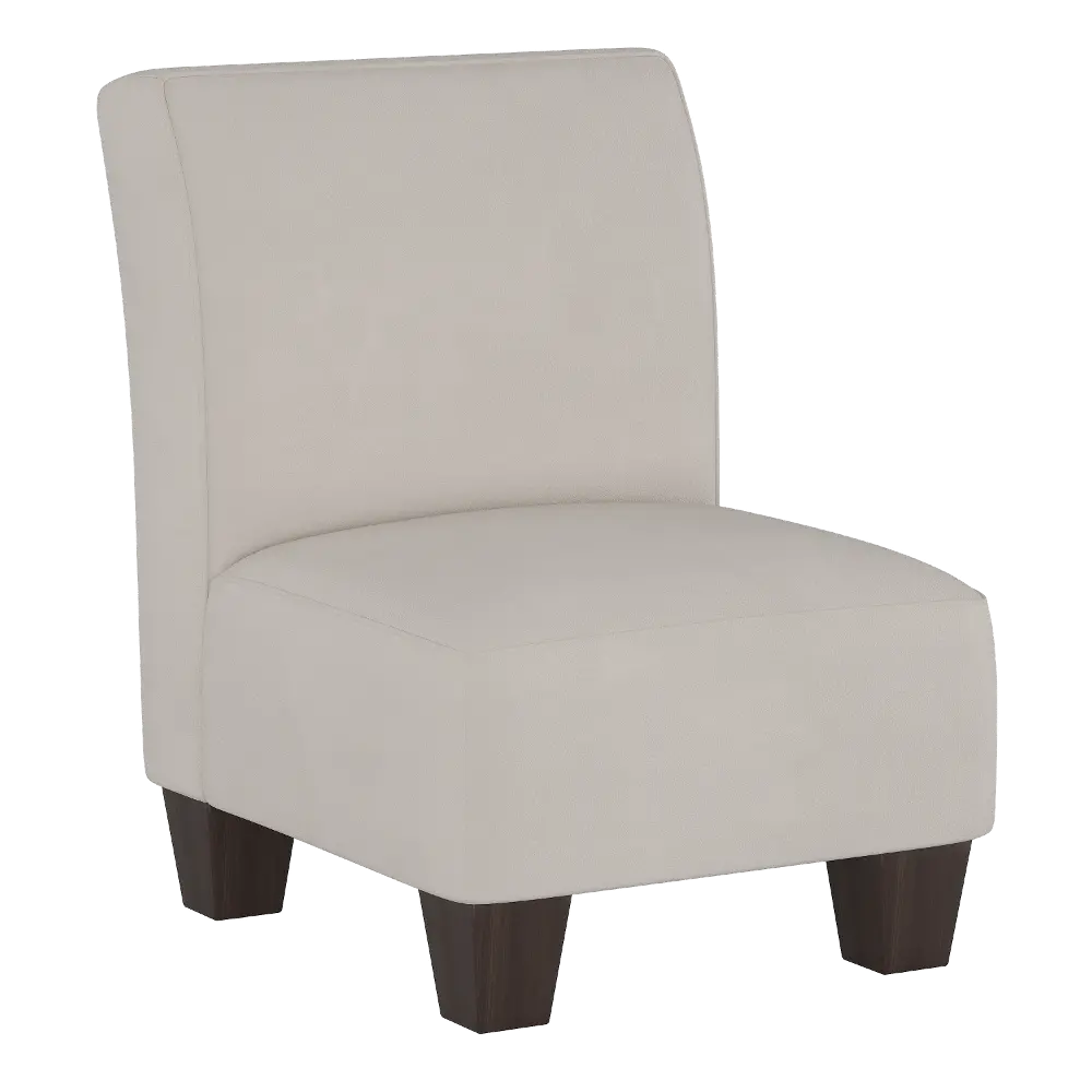 5705KPRMPLT Premier Platinum Gray Kid's Slipper Chair-1