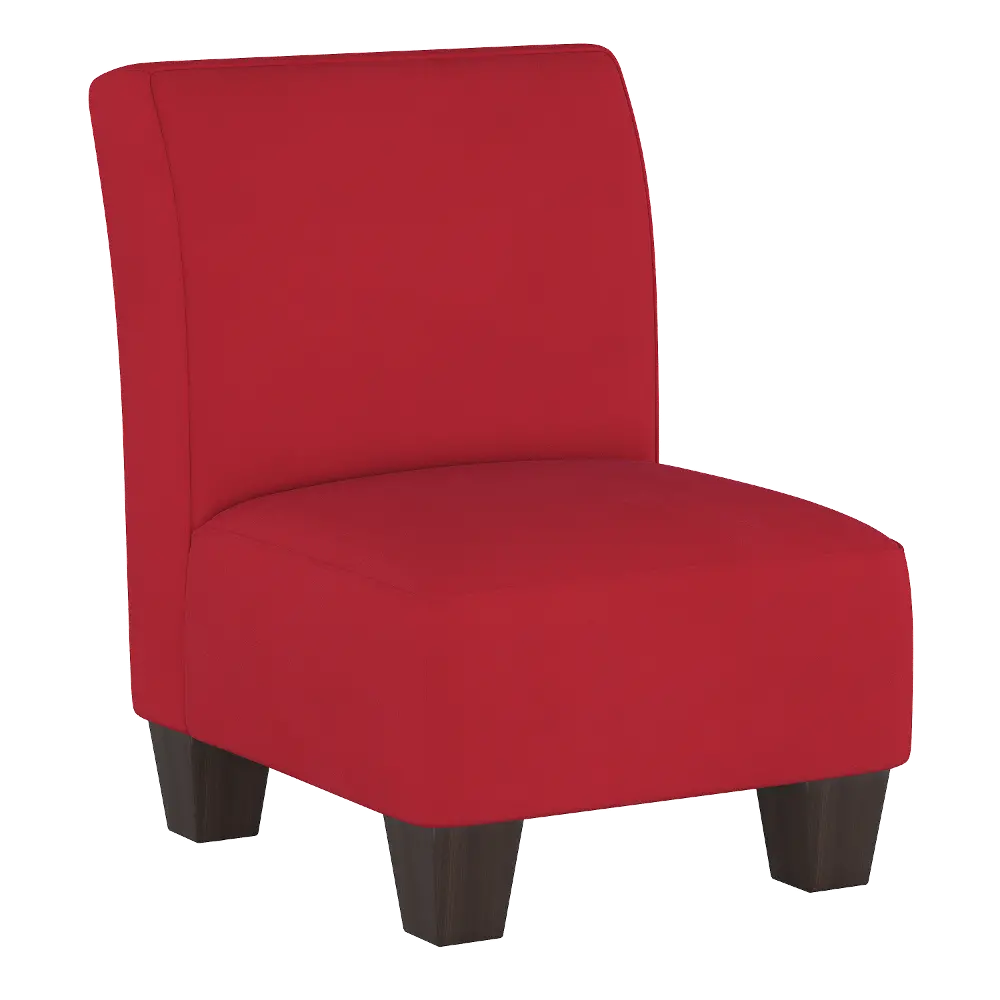 5705KPRMRD Premier Red Kid's Slipper Chair-1