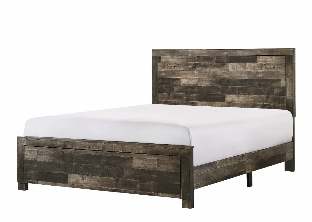 Modern Rustic Queen Bed - Tallulah-1