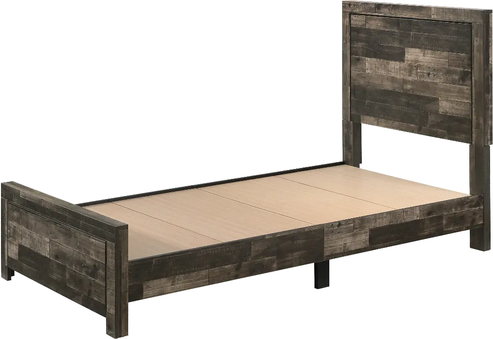 Modern Rustic Twin Bed - Tallulah-1