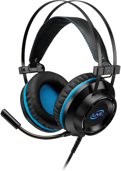 iLive Gaming Headphones with Microphone Black