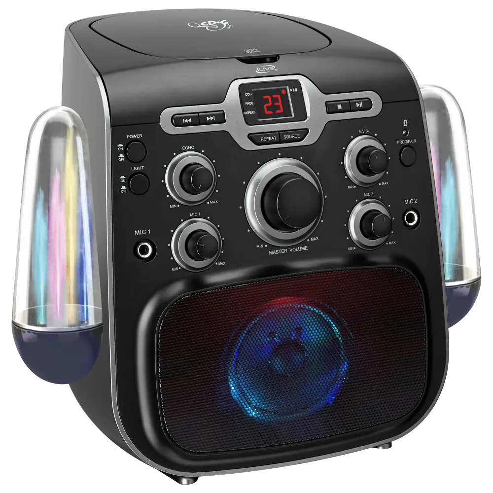 iLive Karaoke Machine with CD Player-1
