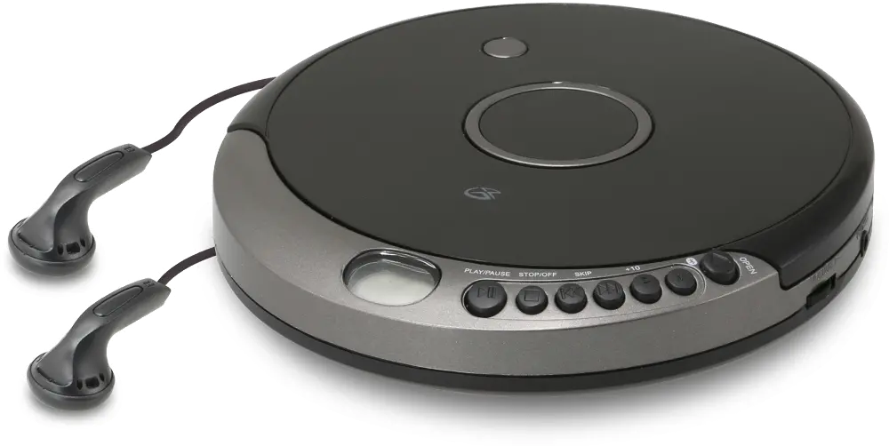 PCB319B GPX Portable Bluetooth CD and MP3 Player - Black-1