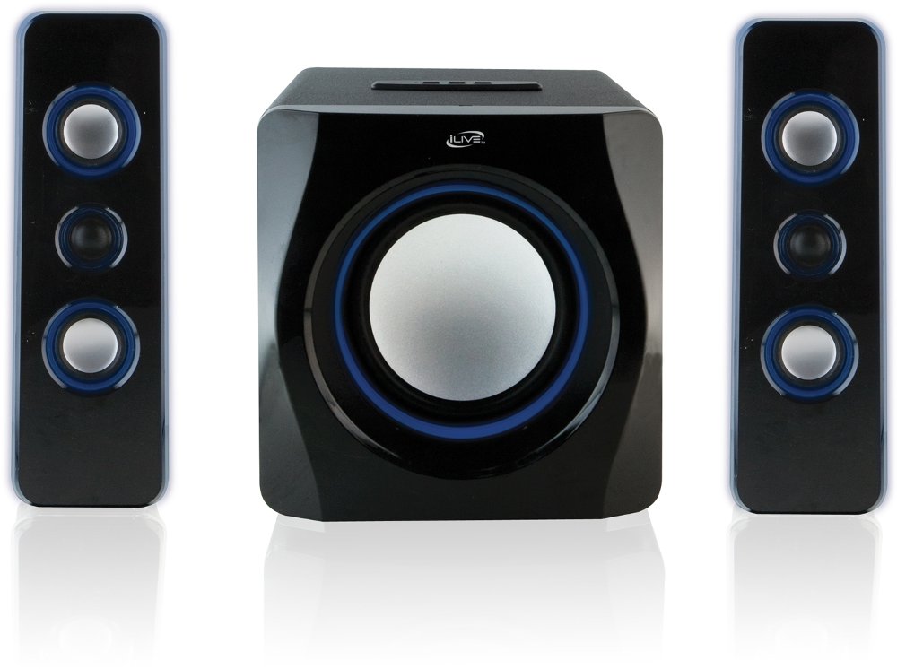 i Live Bluetooth Speaker System with Subwoofer