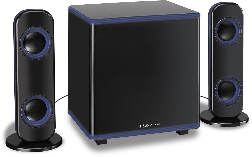 i Live Bluetooth Speaker System with Subwoofer