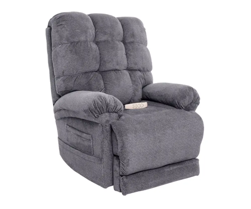 Venus Slate Gray Lift Recliner with Massage and Heat | RC Willey