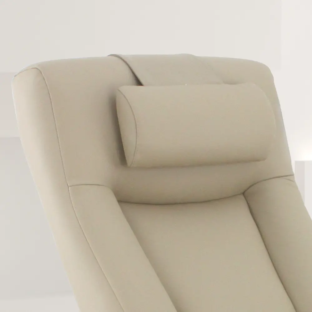 Cobblestone Tan Top Grain Leather Relax-R Cervical Pillow-1