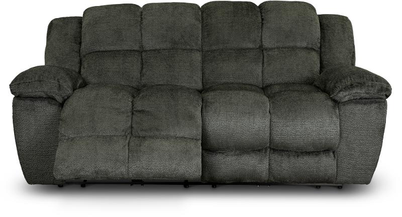 Elton Platinum Gray Power Reclining, Art Van Leather Reclining Sofa Set
