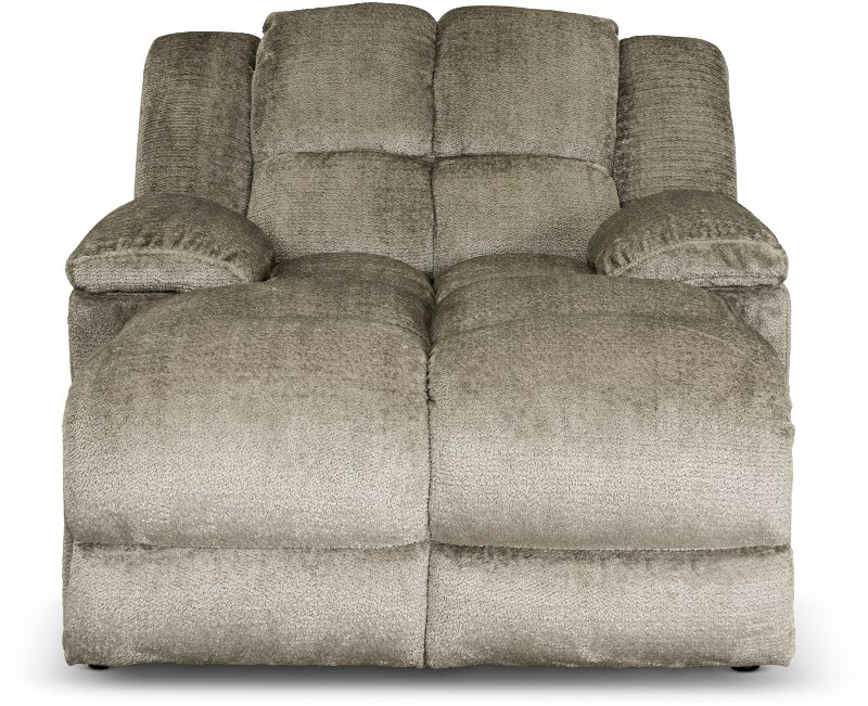 Dove Gray Power Reclining Chaise, Power Reclining Sofa With Chaise Lounge