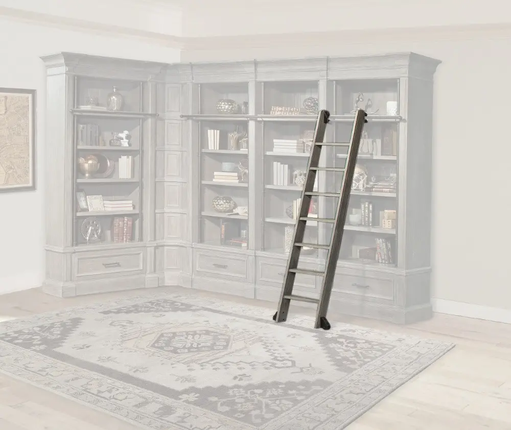 Dark Gray Ladder for Bookcase-1