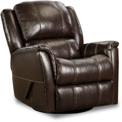 blue swivel rocker recliner