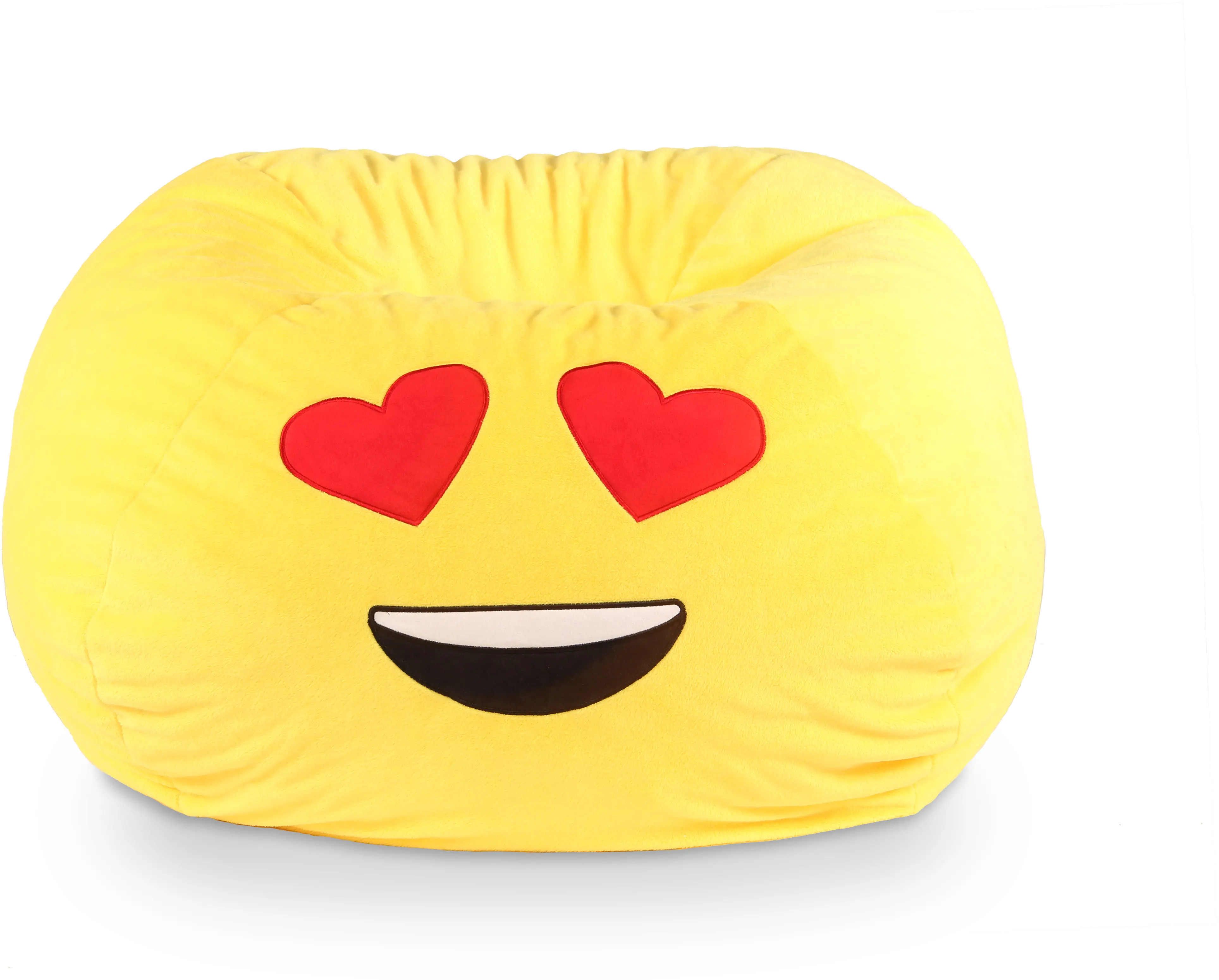 GoMoji Heart Eyes Emoji Bean Bag Chair