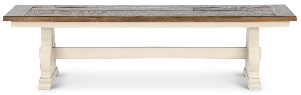 Drake White Dining Room Bench