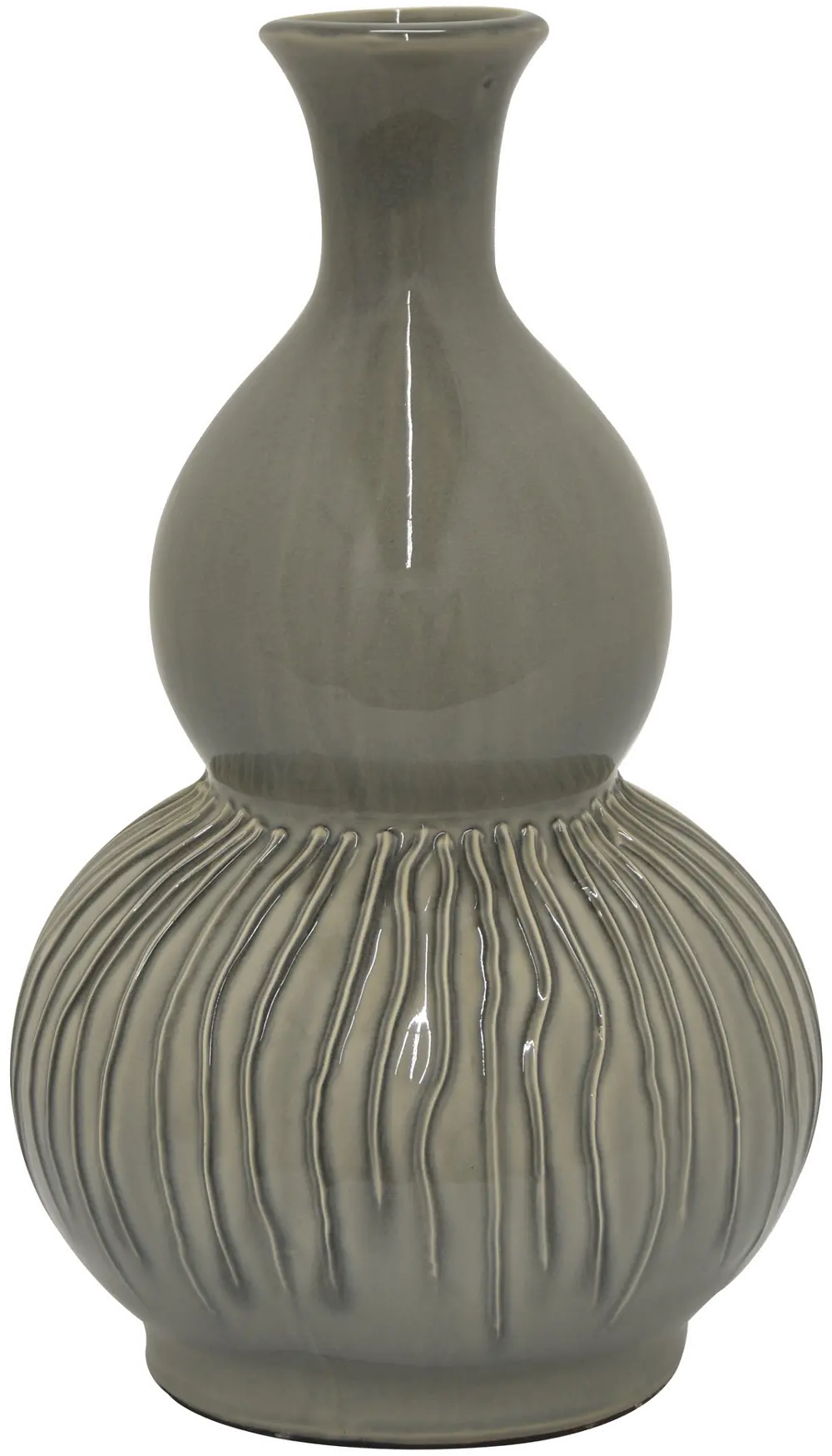 17 Inch Gray Tone Vase-1