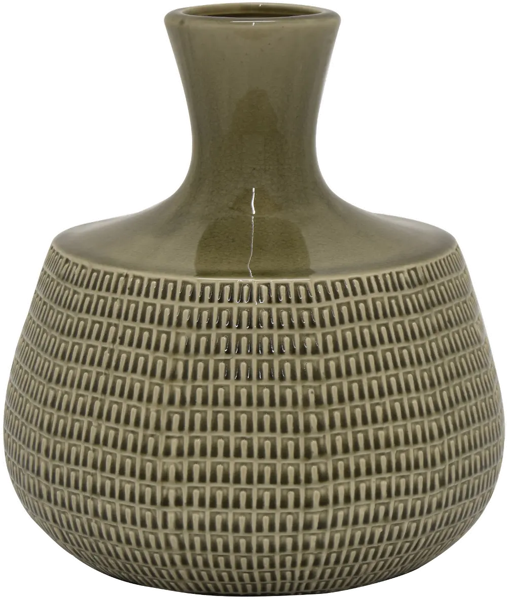 11 Inch Gray Tone Vase-1