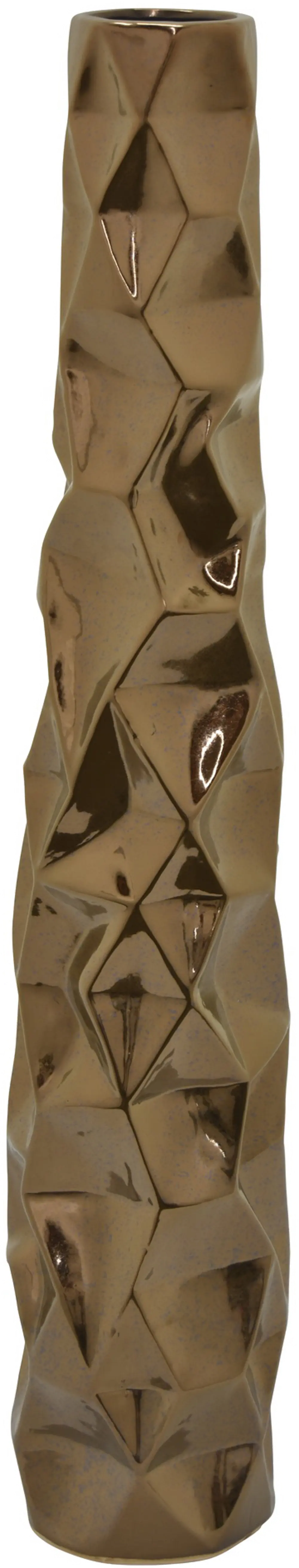 37 Inch Tall Bronze Ceramic Vase-1