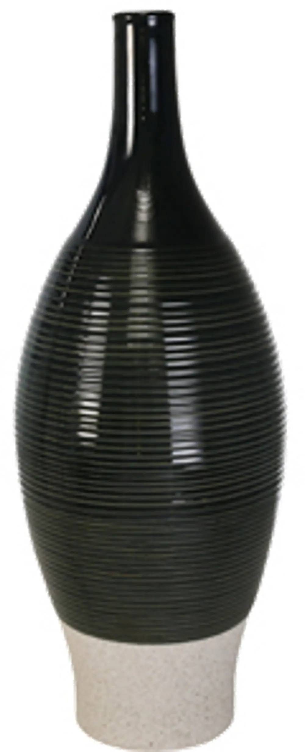 20 Inch Green Ceramic Bottle Vase-1