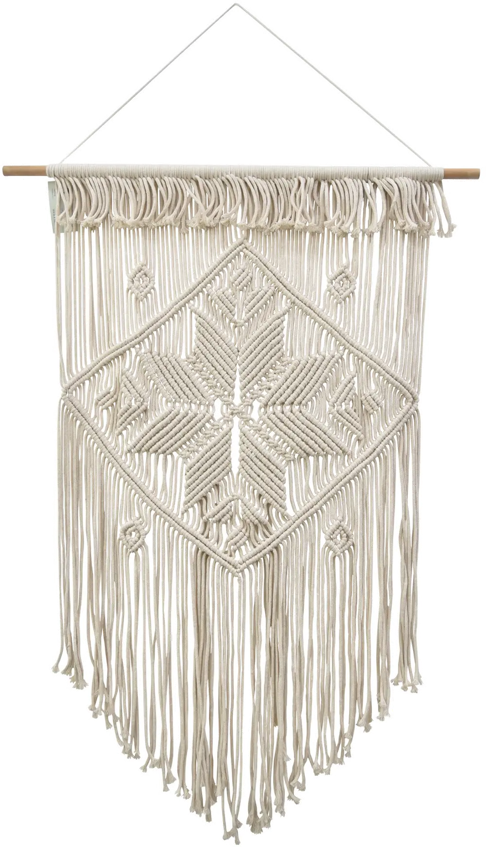 Off White Macrame Wall Decor-1