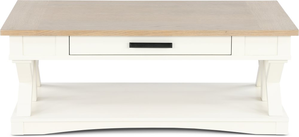 Amy Cotton White Coffee Table