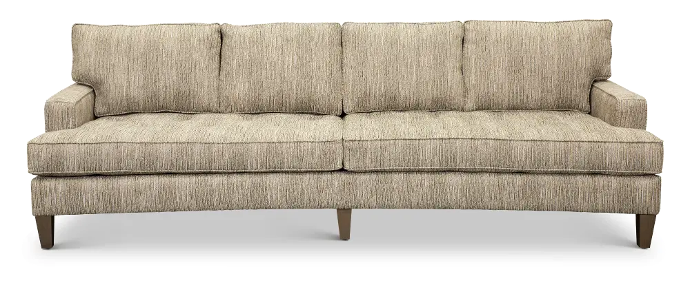 Mid Century Modern Doe Beige Sofa - Cresent-1