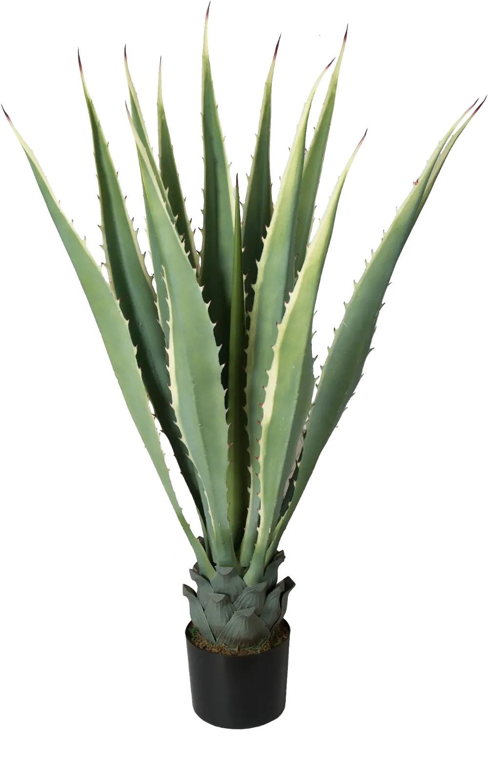 45 Inch Faux Green Aloe Plant Arrangement-1