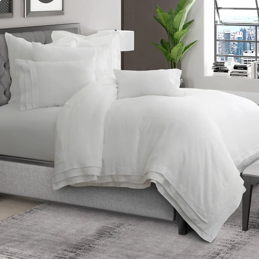 Addison White 7 Piece King Bedding Collection-1
