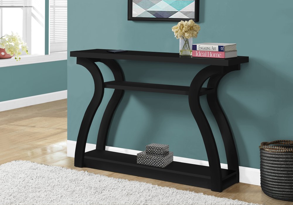 111853982 Hall Console Table - Black sku 111853982